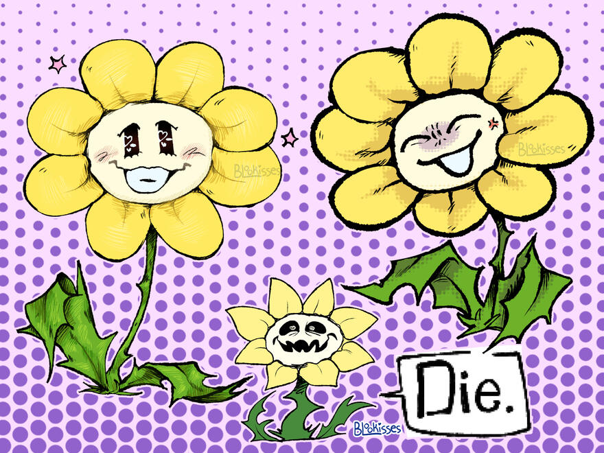 My best friend ● fanart illustration ● content source: Undertale ● 2025