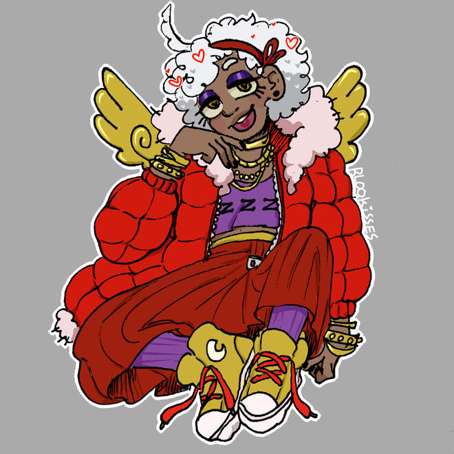 Casual Hypnos ● fanart illustration ● content source: Hades (Video Game) ● 2020