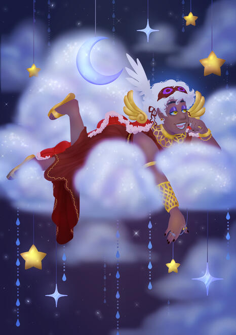 Cloudy Dreams ● fanzine illustration ● content source: Hades (video game) ● 2021