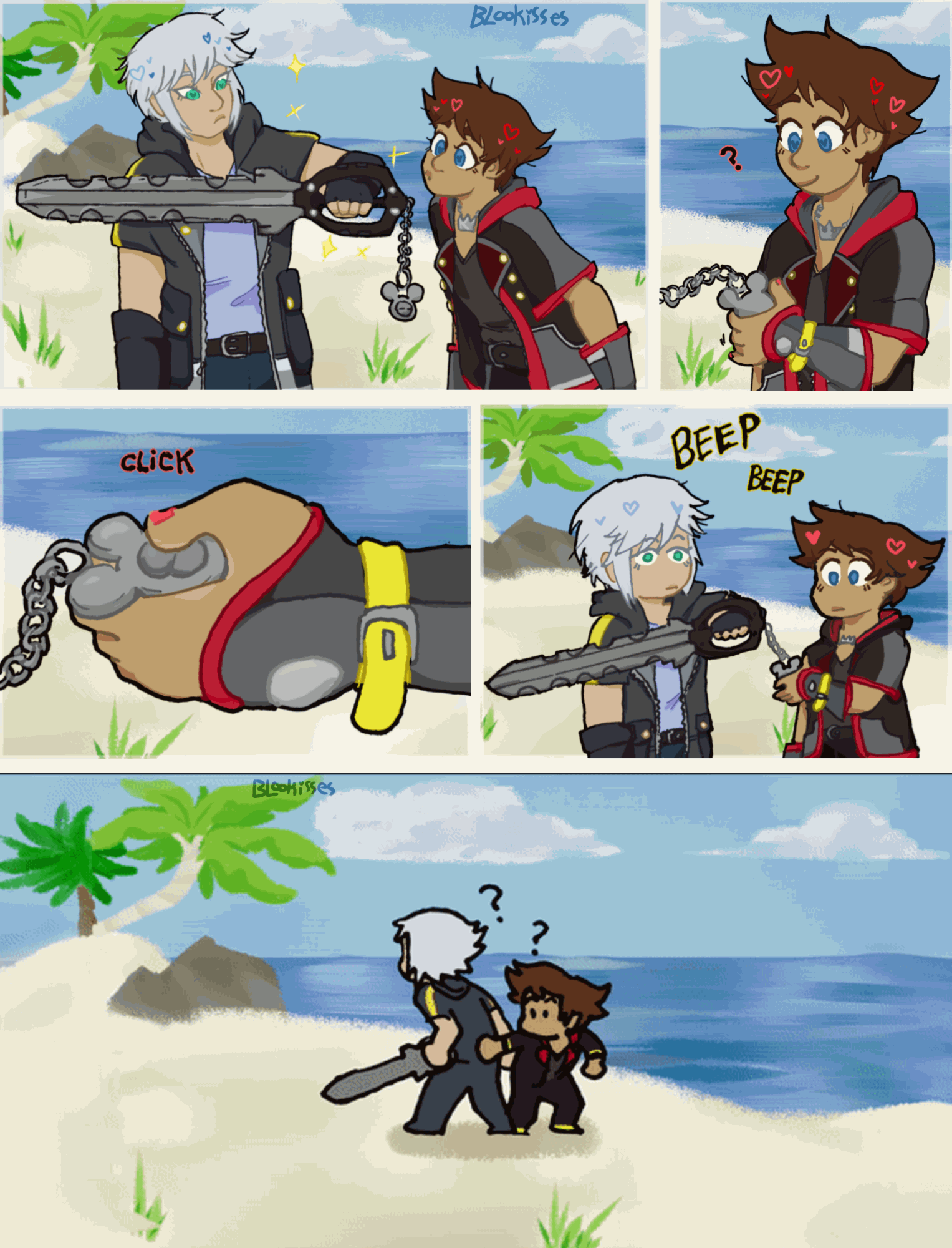 Car Key ● fanart comic ● content source: Kingdom Hearts (video game) ● 2019
