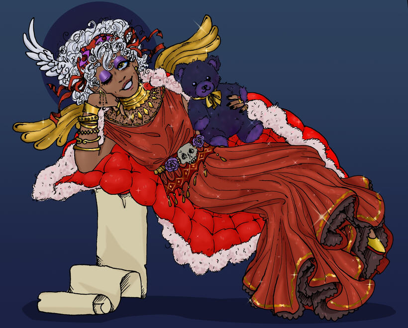 Hypnos Lounge ● fanart illustration ● content source: Hades (Video Game) ● 2021