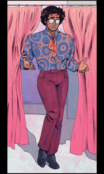 Clark panel redraw ● fanart illustration ● content source: DC Comics● 2024