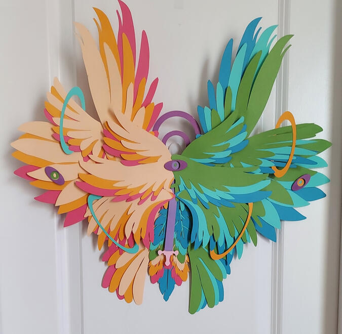 Dusk ● paper arrangement ● 2021