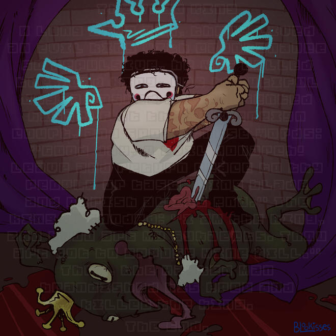 The Toad King ● fanart illustration ● content source: OFF (video game) ● 2026