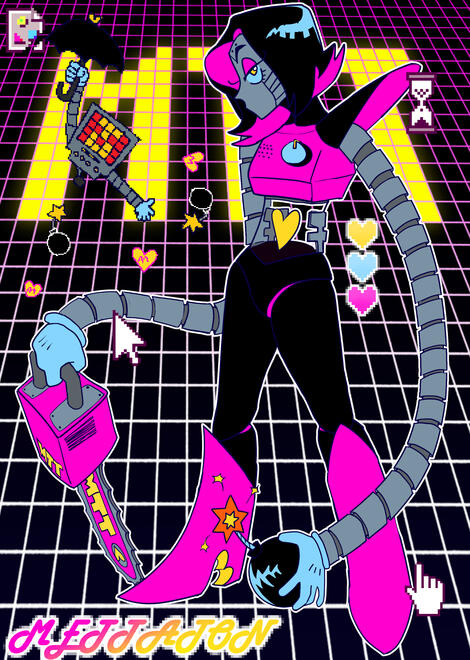 MTT ● fanart illustration ● content source: Undertale (video game) ● 2024