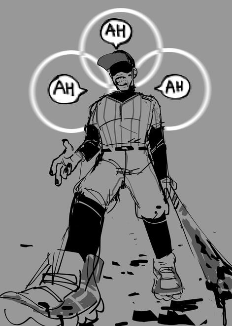 Batter ● fanart illustration ● content source: OFF (Video Game) ● 2021