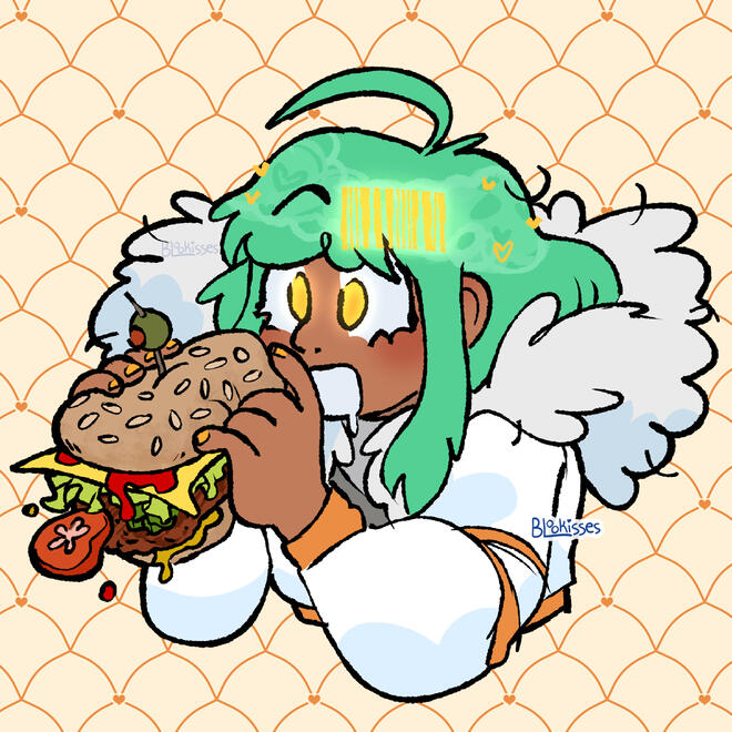Burger! ● fanart illustration ● content source: Of The Devil ● 2025