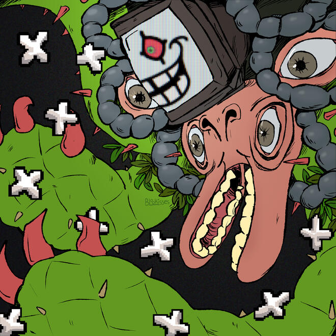My Best Nightmare ● fanart illustration ● content source: Undertale (Video Game) ● 2026
